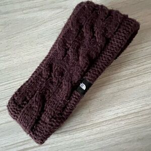 The North Face Burgandy Knit Headband